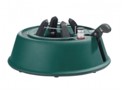 Support pour sapin de No&euml;l avec syst&egrave;me de serrage et p&eacute;dale