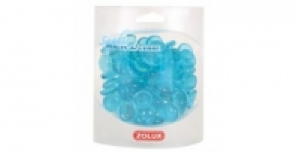 Perles de verre saphir