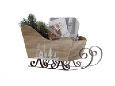 Figurine d&eacute;corative de No&euml;l en bois