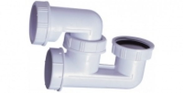 Siphon de baignoire à sortie orientable