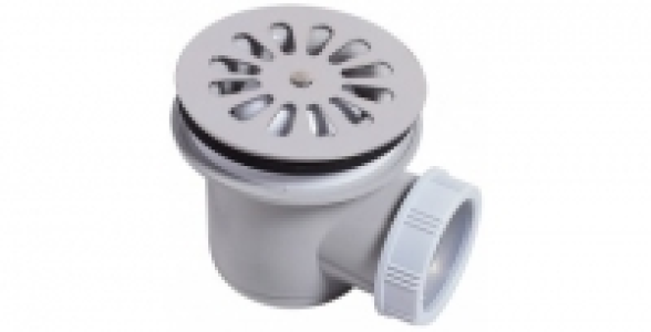 Bonde de douche standard sortie horizontale D60 mm