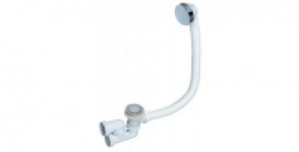 Vidage de baignoire &agrave; cable 700 mm et siphon orientable