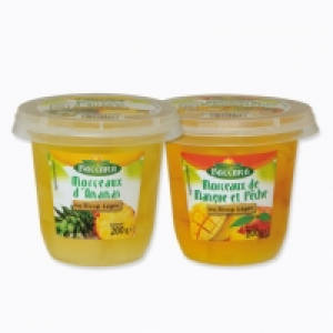 Coupelle de fruits en morceaux 0.99 €