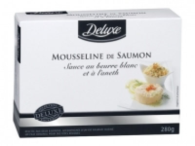 Mousseline de saumon sauce beurre blanc, aneth et riz cuisin&eacute;