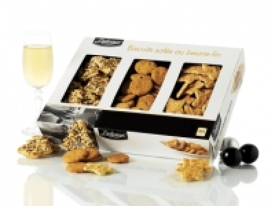 Assortiment de biscuits sal&eacute;s au beurre fin