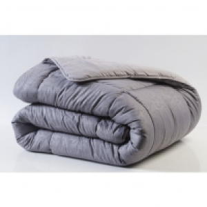 Couette microfibre 350 g/m2 tempérée BICOLORE