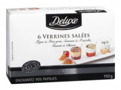 6 verrines salées 3.99 €