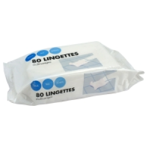 Lingettes multi usage x80 1.25 €