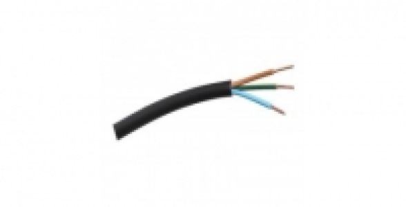Câble électrique noir de 10m U1000 R2V 3Gx2,5mm&sup2
