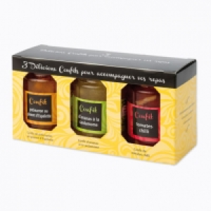 Trio de confits exotiques