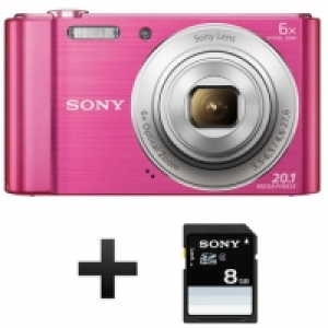 Sony DSC-W810 ROSE + Carte mémoire 8o - Appareil photo compact