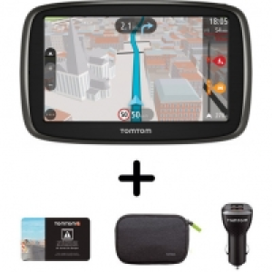 Tomtom Go 50 + Carte zone de danger + Housse + Chargeur - GPS