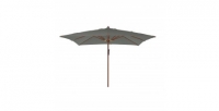 Bricomarche  Parasol de luxe bois gris 3x3m