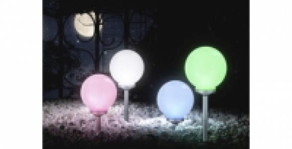 Boule lumineuse LED à planter