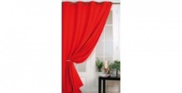 Rideau Absolu 140 x 260 rouge