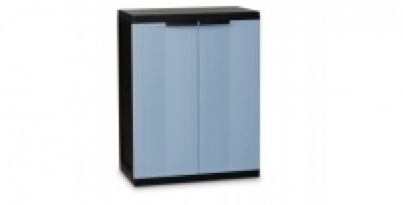 Meuble bas 2 portes Trend Line S noir