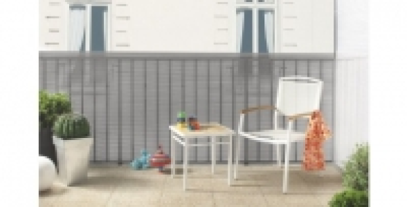 Ecran triple actions 1 x 3 m gris métal