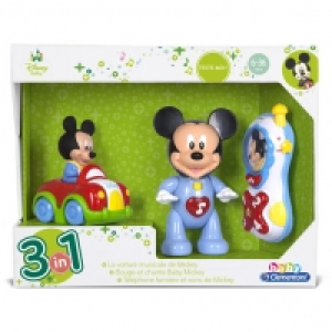 Clementoni Coffret 3 en 1 Mickey D&egrave;s 6 mois
