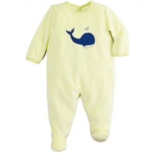 Petit Bateau Pyjama velours bébé