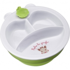 Assiette chauffante avec ventouse Sophie la girafe
