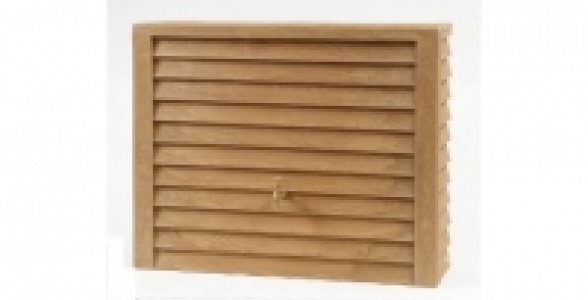 Réservoir deau de pluie mural bois clair 350 L GARANTIA Woody