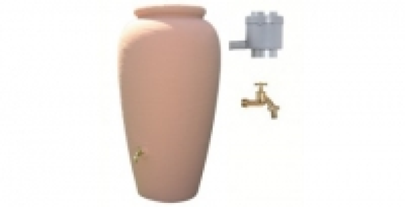 Cuve de récupération deau de pluie terracotta 300L. GARANTIA 220.00 €