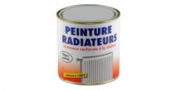 Peinture laque radiateurs blanc satin 0,5L FLAMINGO