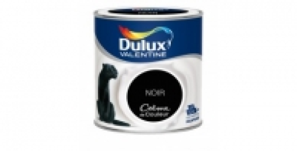 Peinture Crème de Couleur 0,5L noir DULUX VALENTINE