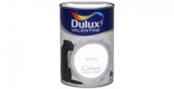 Peinture Crème de Couleur 1,25L blanc dulux valentine