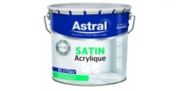 Peinture bicouche blanc satin 10L ASTRAL Ligne Professionnelle