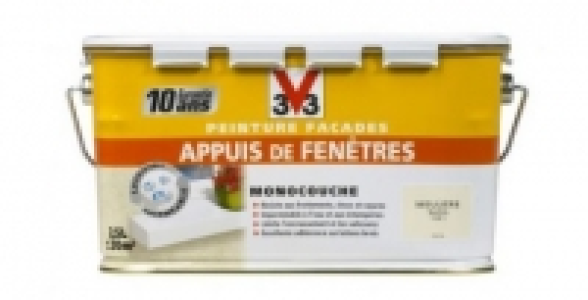 Peinture appuis de fenêtres 2,5L blanc V33