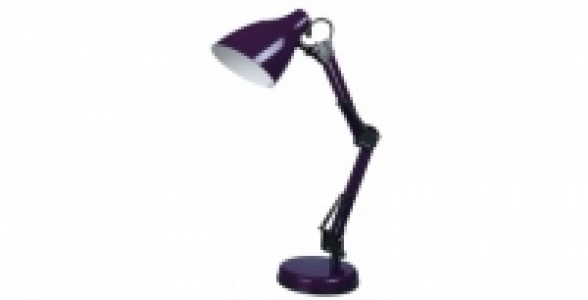 Lampe bureau architecte m&eacute;tal COREP Dexter prune 25.45&nbsp;&euro;