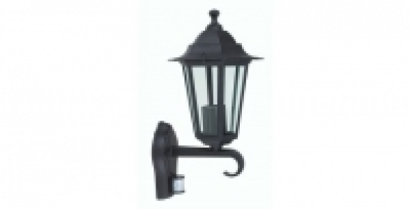 Applique montante extérieure noire avec détecteur GO ON 22.70 €