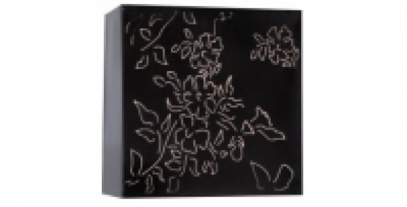 Applique carr&eacute;e m&eacute;tal d&eacute;coup&eacute; COREP Flora