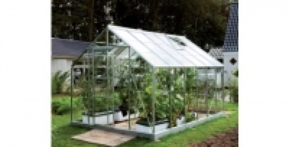 Serre de jardin en verre 9,90m&sup2; LAMS Merkur