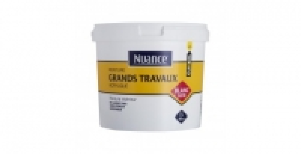 Peinture Grands Travaux 5L blanc satin NUANCE