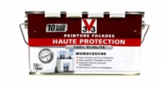 Peinture façades 2,5L haute protection ton pierre V33
