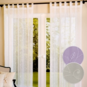 Colour Dream&reg; Paire de rideaux voile brod&eacute;