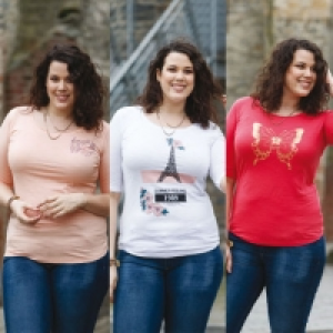 Cecilia Classics® Tee-shirt femme grande taille