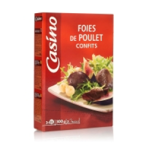 Foies de poulet confits 300g 3.67 €