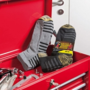 Enrico Mori® Lot de 2 paires de chaussettes de travail