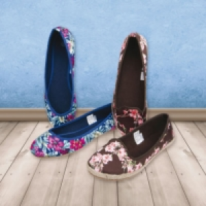 Cecilia Fashion® Ballerines en tissu femme