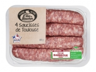 4 saucisses de Toulouse 2.19 €