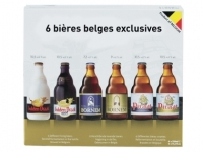 Assortiment de 6 bières belges