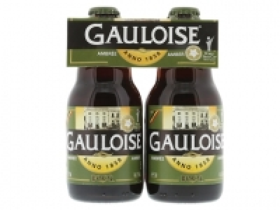 4 bières Ambrées Gauloise 4.99 €