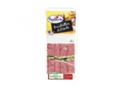 4 brochettes de dinde et poivrons