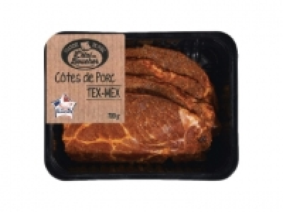 Côtes de porc échine tex-mex