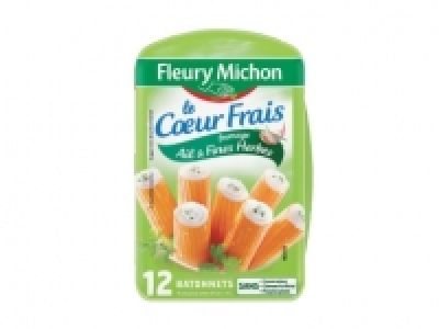 Fleury Michon 12 bâtonnets le cœur frais ail et fines herbes
