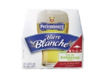 6 bières blanches 2.77 €