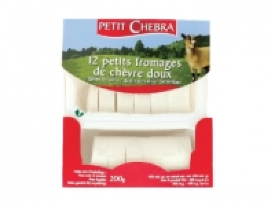 12 petits fromages de chèvre doux